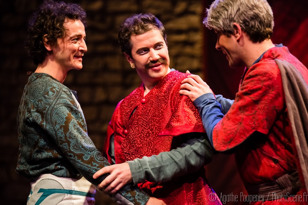 Thibault Pinson (Siâvosh), Jean-Matthieu Hulin (Afrâsiyâb), Guillaume Caubel (Pirân)