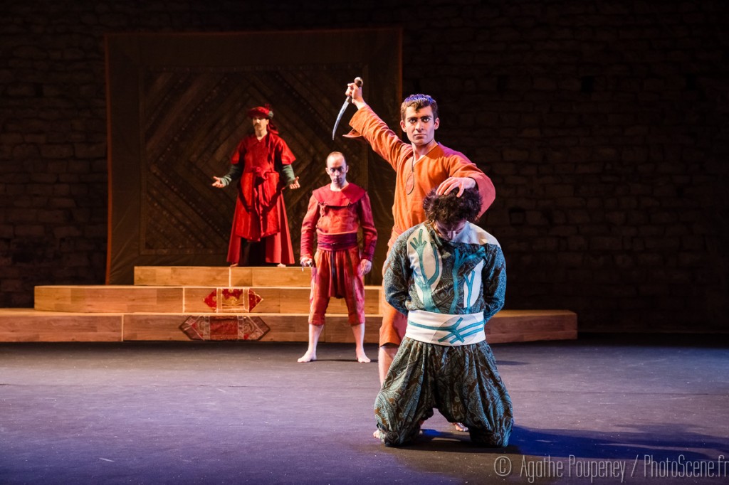 Jean-Matthieu Hulin (Afrâsiyâb), Cédric Burgle (Garsivarz), Vincent Bernard (Gorouy), Thibault Pinson (Siâvosh)