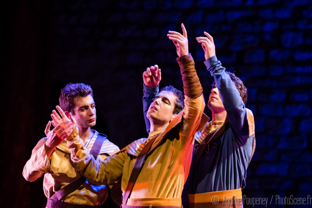 Vincent Bernard (Bahman), Jean-Matthieu Hulin (Esfandiâr), Guillaume Caubel (Pashoutan)