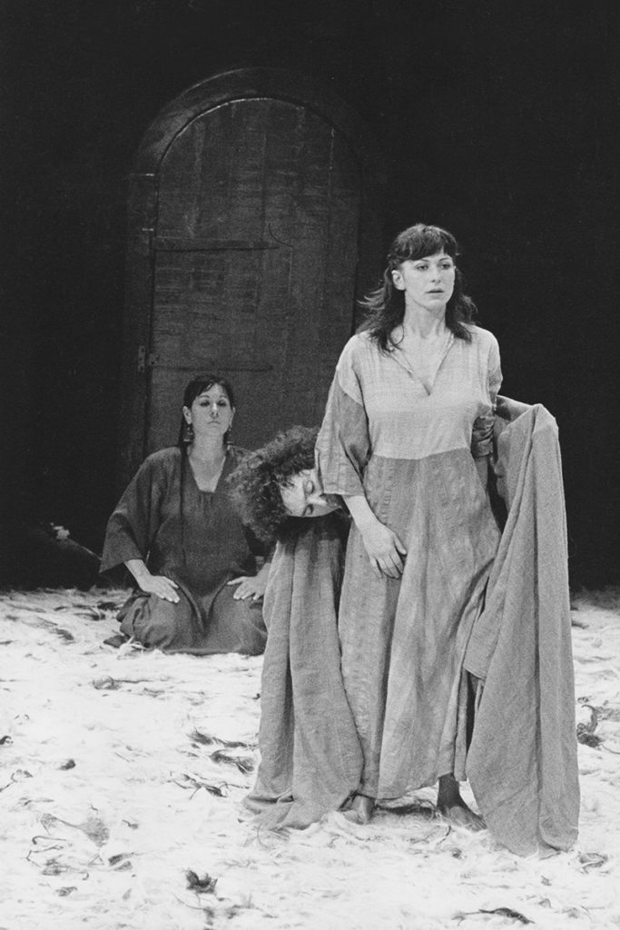 Hélène Horeau (Ishtar), Jean-Michel Baudoin (Guilgamesh), Marie-Claire Davy (La fille de joie)