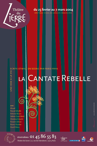 Affiche cantate rebelle