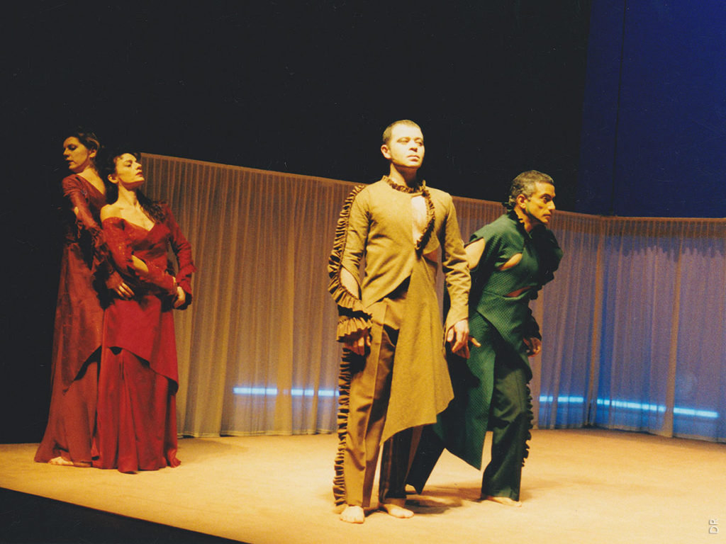 Valérie Coué-Sibiril (Panope), Antonia Bosco (Aricie), Bruno Ouzeau (Hippolyte), Aloual (Théramène)