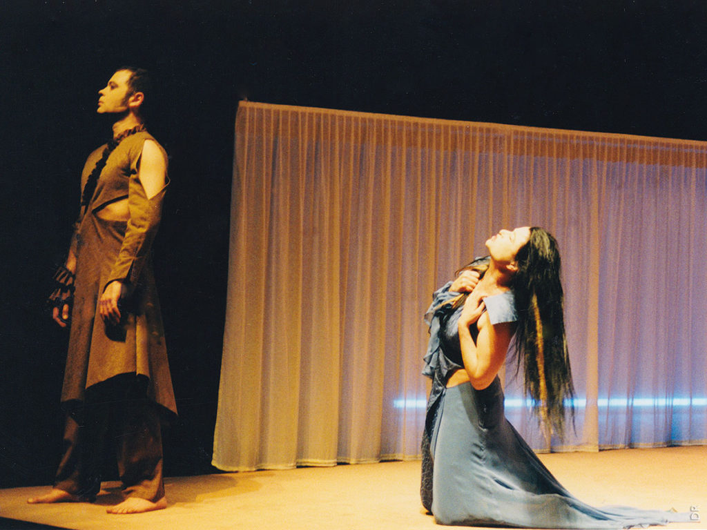Bruno Ouzeau (Hippolyte), Roxane Lebrun (Phèdre)